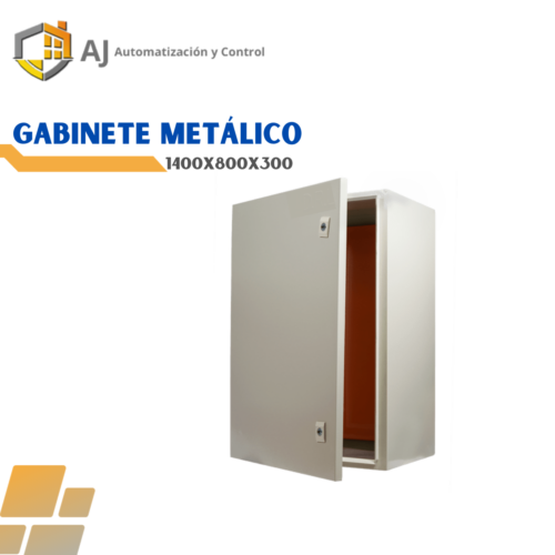 Gabinete metálico 1400x800x300 1 puerta para armado de tableros eléctricos en industrias y comercios